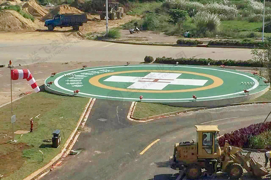 海南?？?海南省腫瘤醫(yī)院 地面停機坪的項目竣工圖