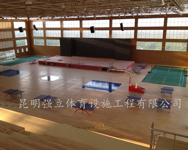 小龍?zhí)兜谌直O(jiān)獄風(fēng)雨會場體育館木地板及配套設(shè)施工程