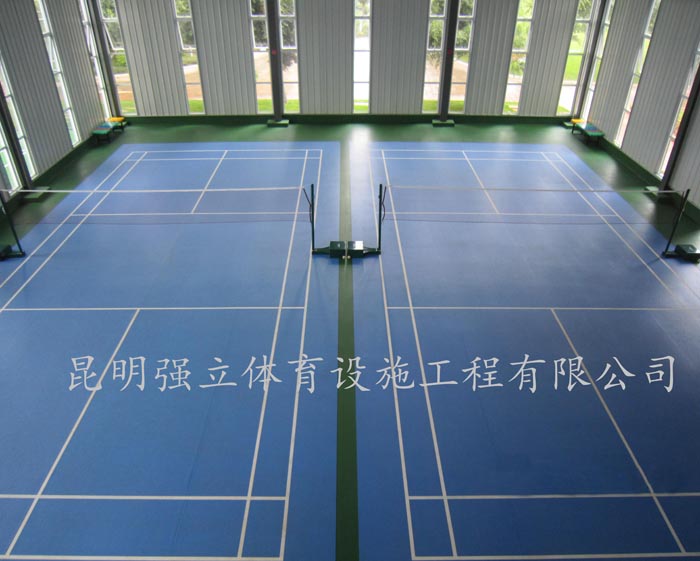 金沙江中游水電開發(fā)公司羽毛球場工程
